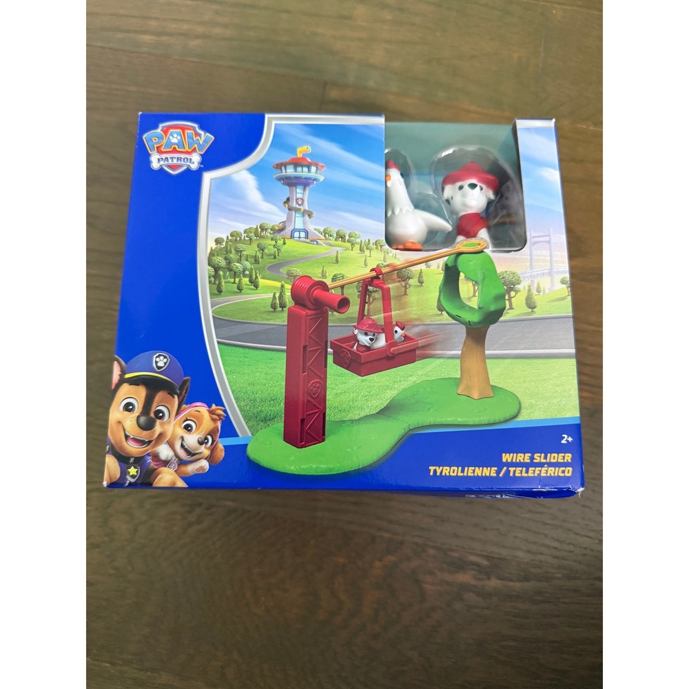 Paw Patrol Wire Slider Playset Marshall & Chickaletta Spin Master